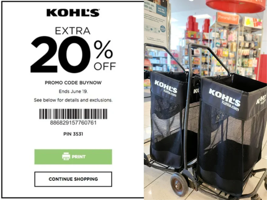 kohls cash and coupons